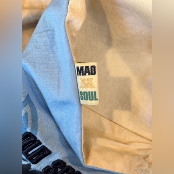 VTG Marc D'Amelio Madsoul HipHop Rap Baggy Button Front Y2K Men's 2XL Old School - Picture 7 of 10